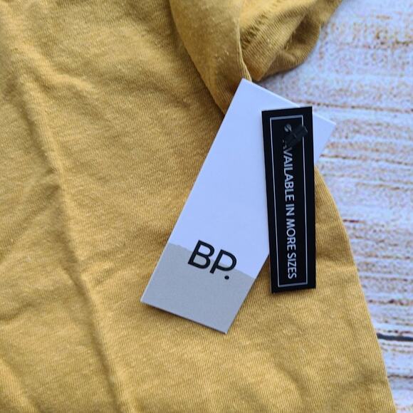 BP Vneck Basic Tshirt Tee Mustard Medium - Picture 3 of 5